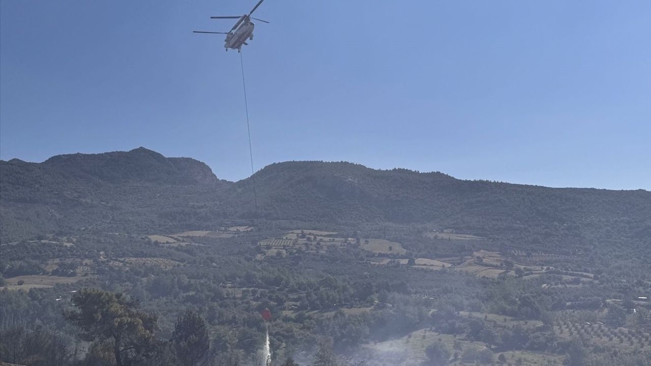 Adana Kozan'daki Orman Yangınına Hızla Müdahale Ediliyor