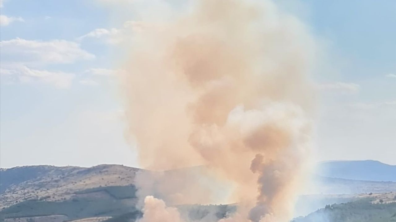 Denizli Çivril'de Orman Yangınına Hızlı Müdahale