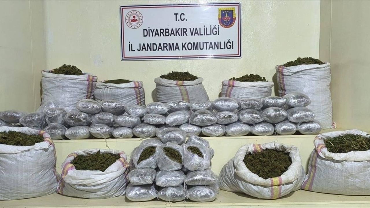 Diyarbakır'da Dev Uyuşturucu Operasyonu: 2 Milyon Kök Kenevir Ele Geçirildi