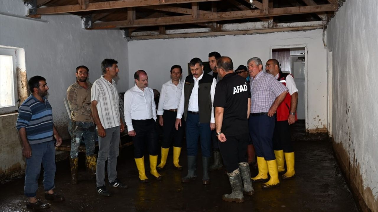 Erzurum'da Sel Felaketi: 3 Mahallede Zarar Gördü