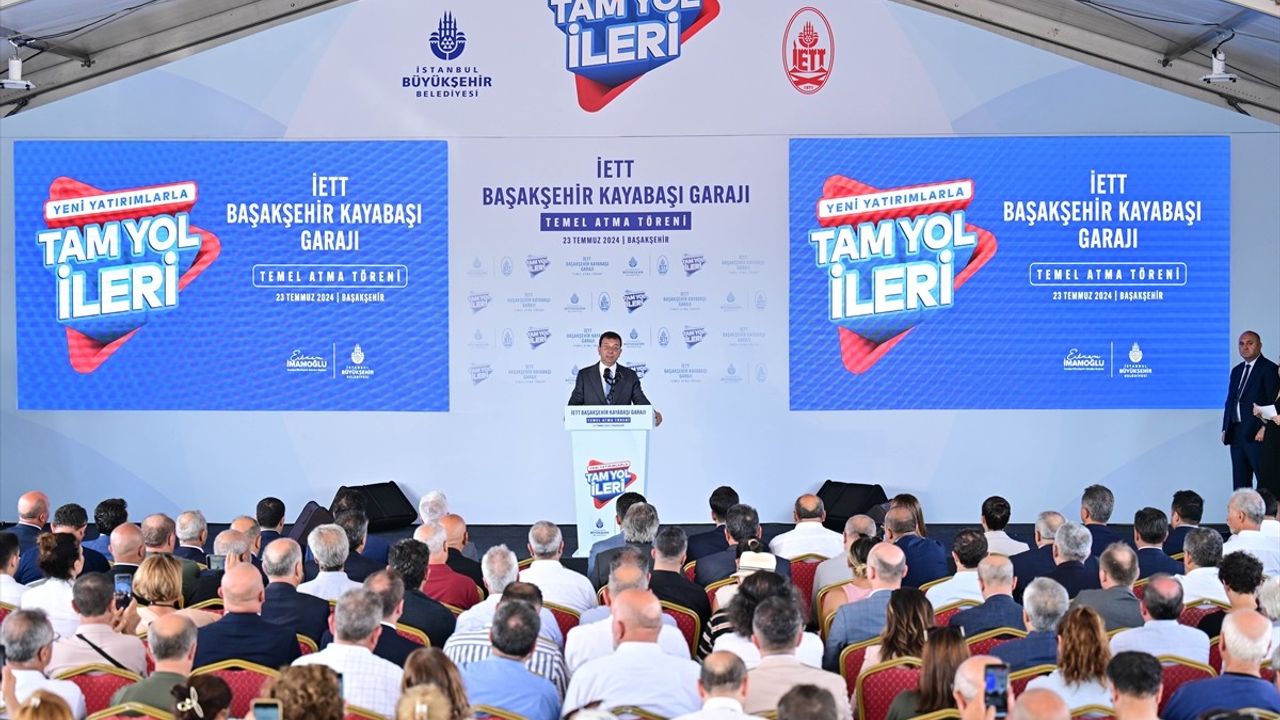 İETT Başakşehir Kayabaşı Garajı Temeli Atıldı