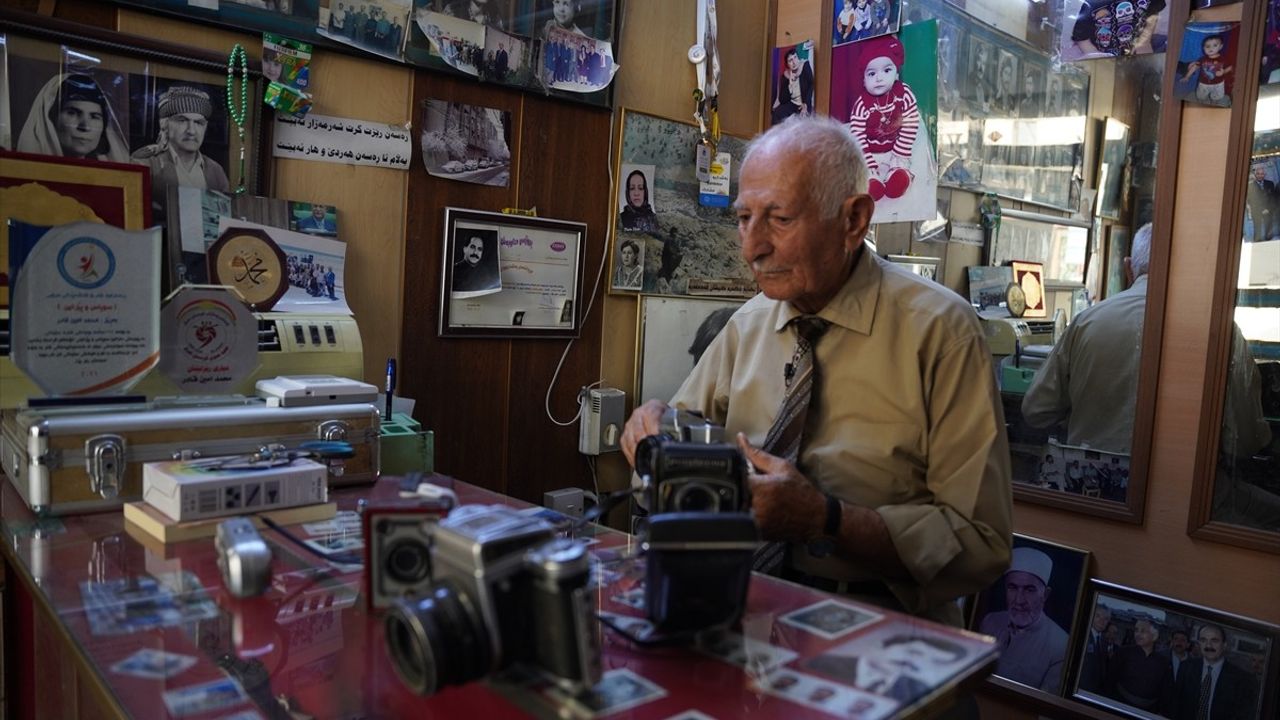 Irak'ın Süleymaniye Kentinde 70 Yıldır Fotoğrafçılık Yapan Muhammed Emin Kadir