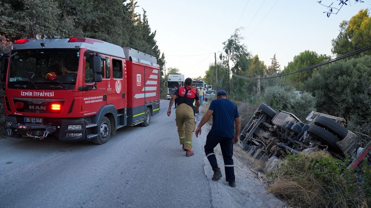 İzmir Urla'daki Orman Yangını Kontrol Altında