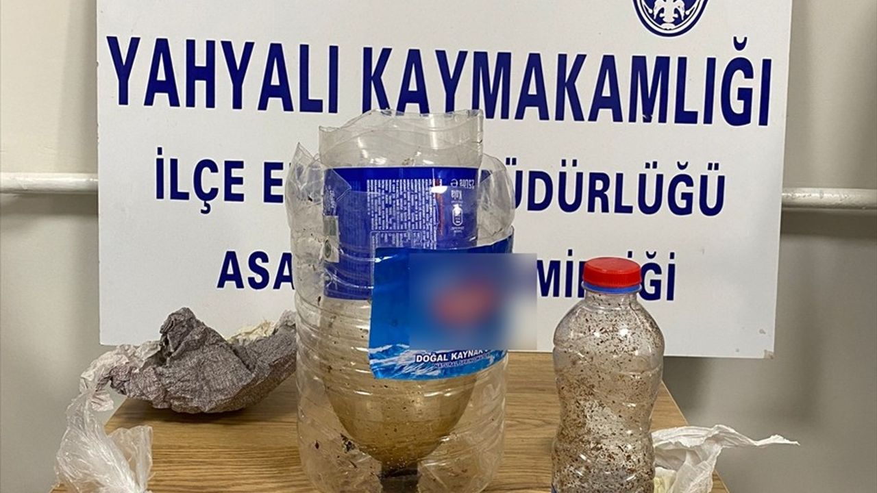 Kayseri Yahyalı'da Uyuşturucu Operasyonu: 5 Gözaltı