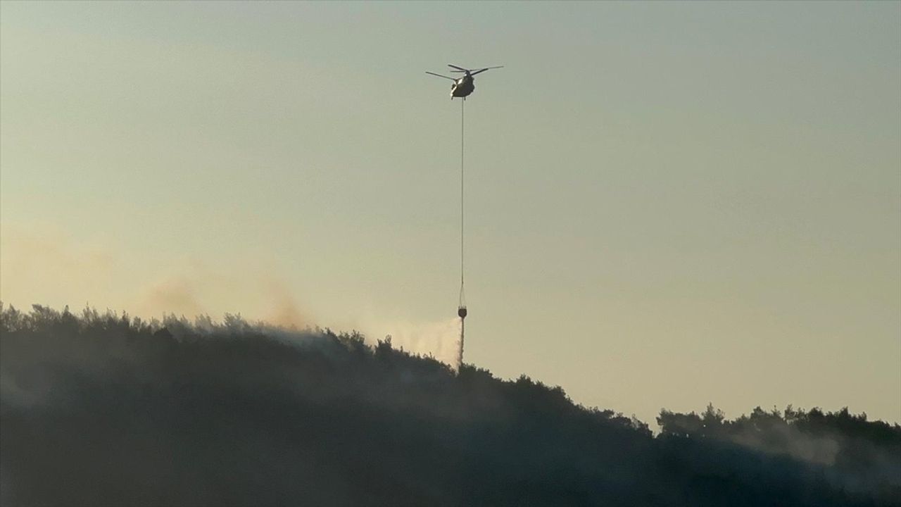 Kırkağaç'ta Orman Yangını: Müdahale Devam Ediyor