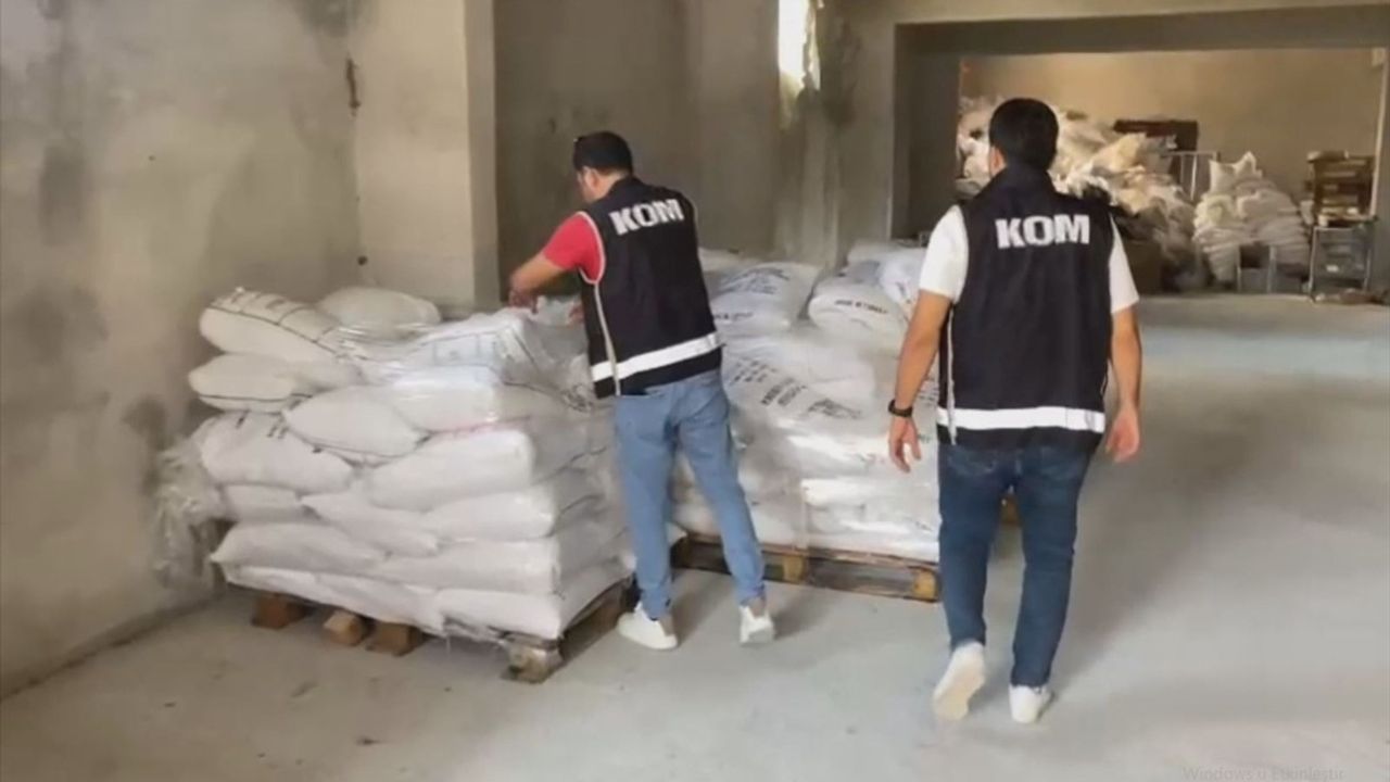 Mersin'de 50 Ton Sahte Deterjan Operasyonu