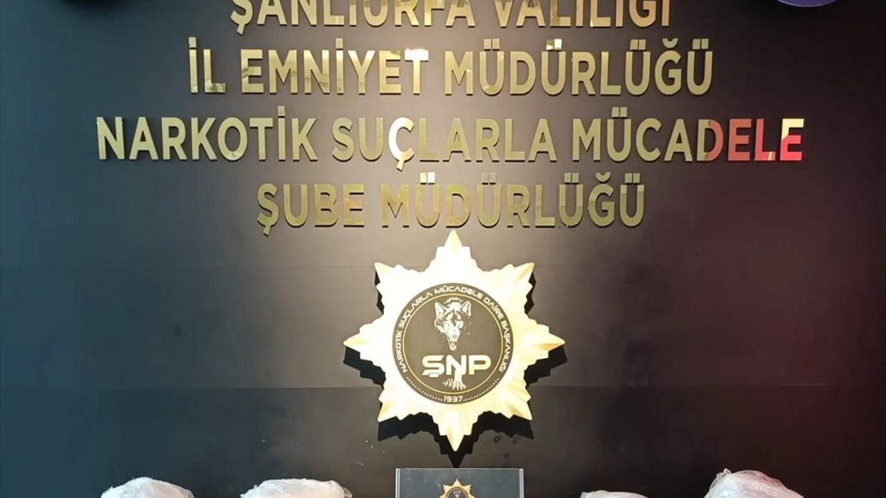 Şanlıurfa'da Uyuşturucu ile Mücadelede Önemli Yakalama