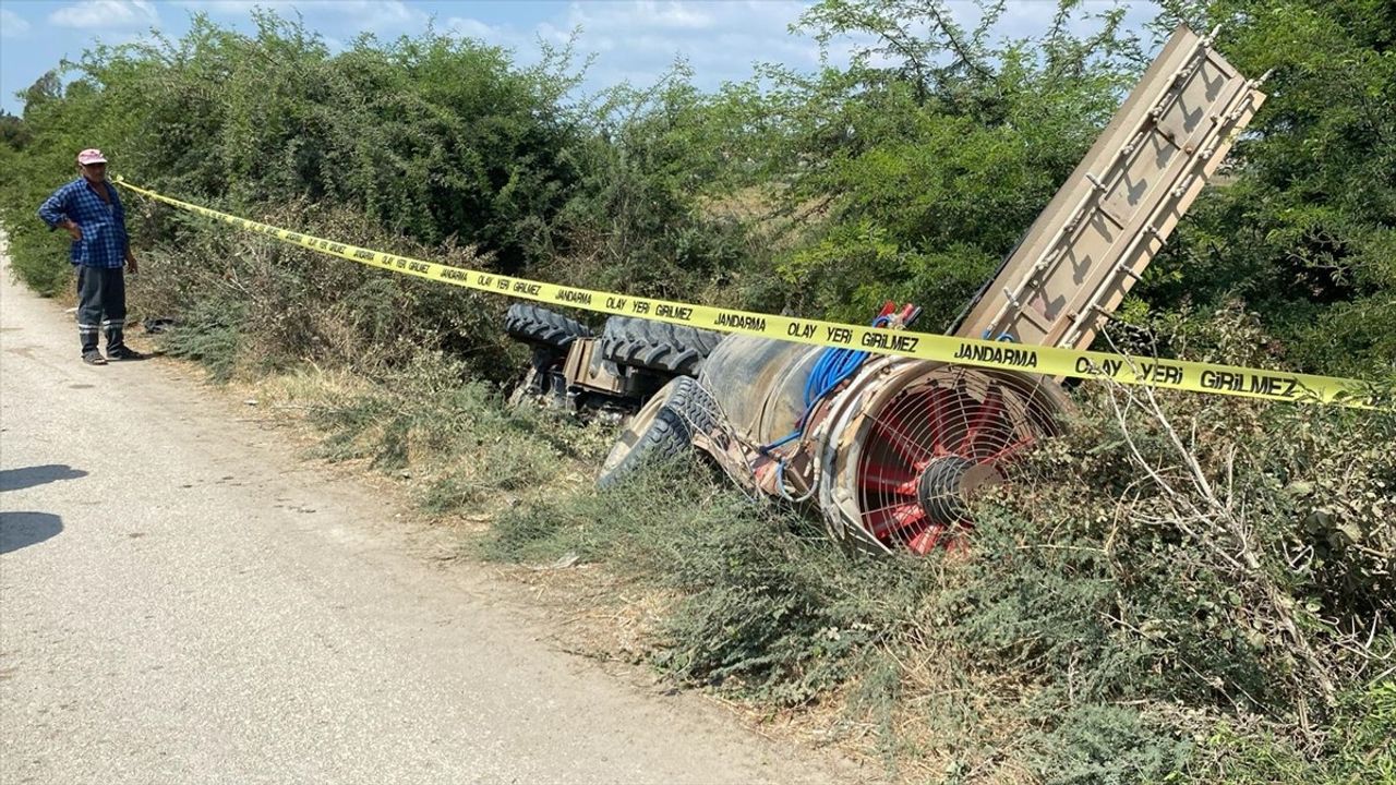 Adana'da Traktör Kazası: 1 Ölü, 1 Yaralı