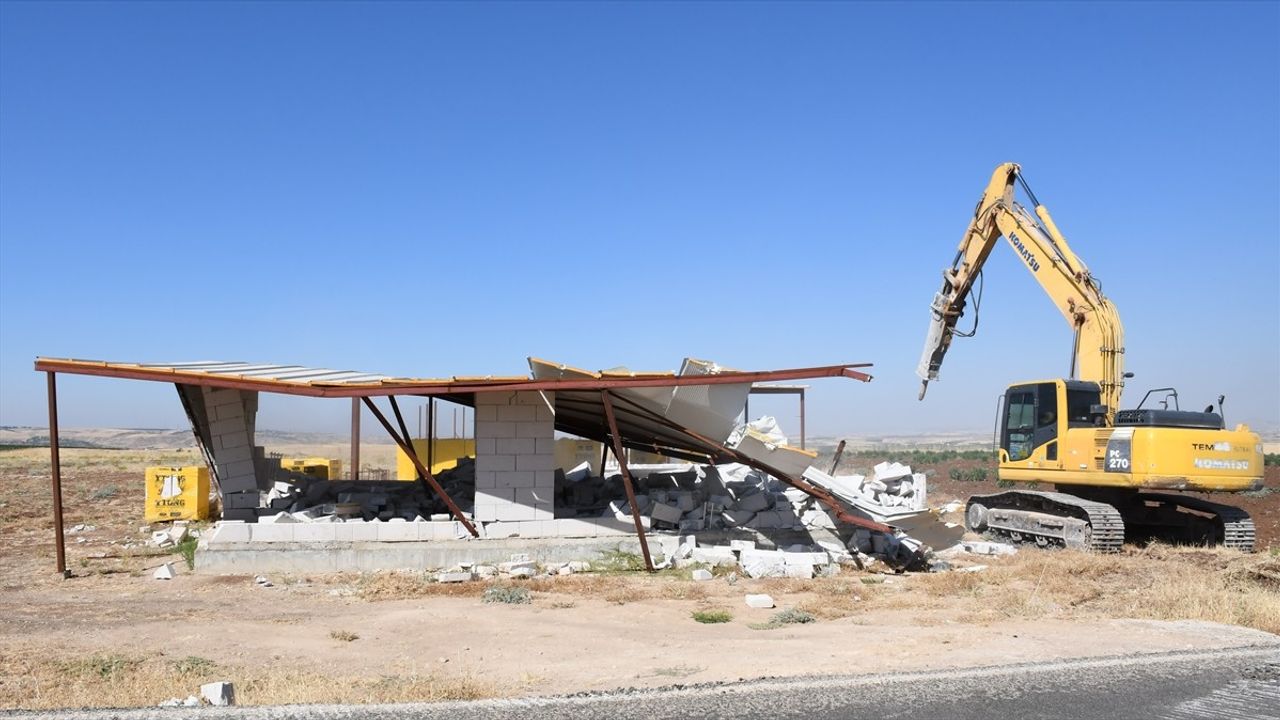 Adıyaman'da Kaçak Hobi Evleri Yıkımına Başlandı