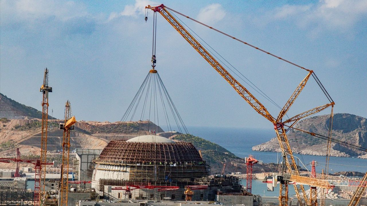 Akkuyu Nükleer Güç Santrali'nde Montaj Tamamlandı