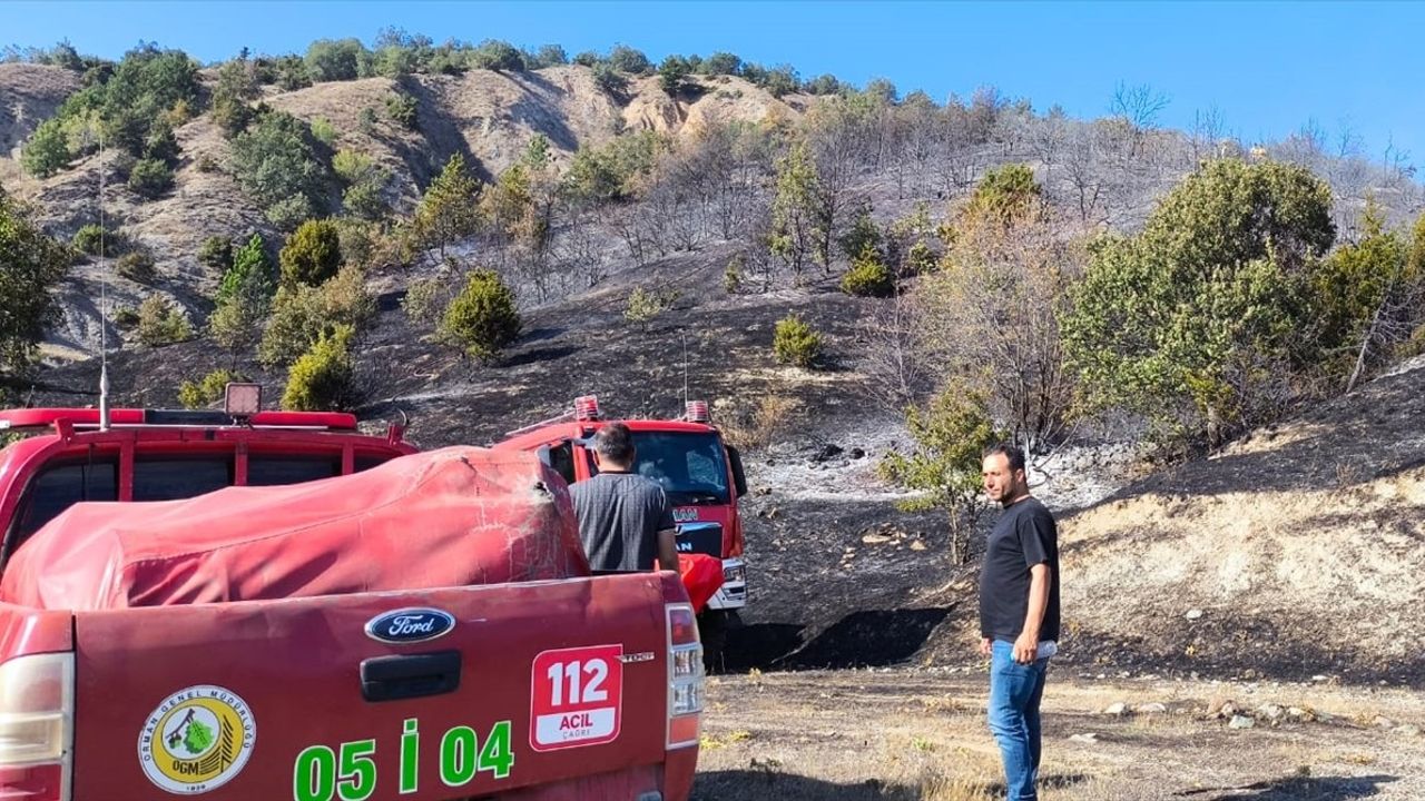 Amasya'da Orman Yangını Kontrol Altına Alındı