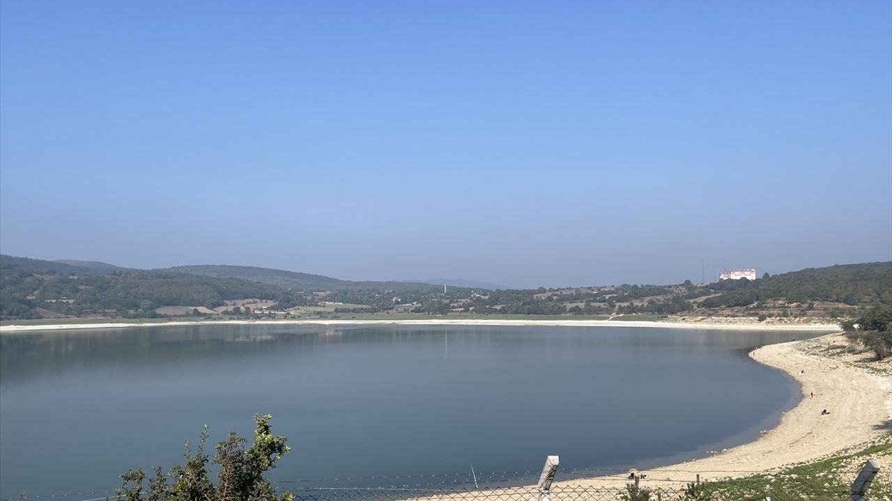 Bolu'daki Gölköy Baraj Gölü'nde Yarım Ada Oluştu