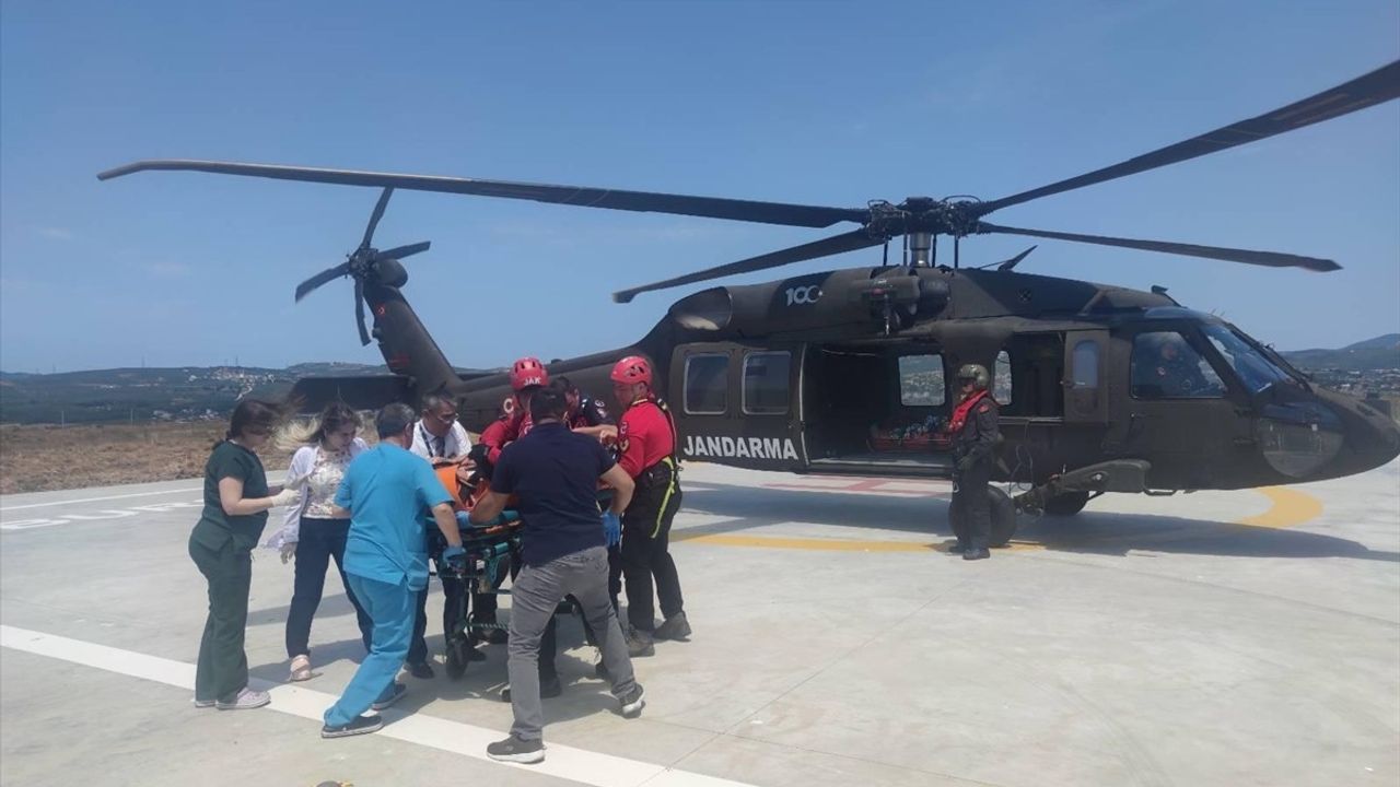 Bursa'da Off-Road Kazası: Helikopterle Kurtarma Operasyonu