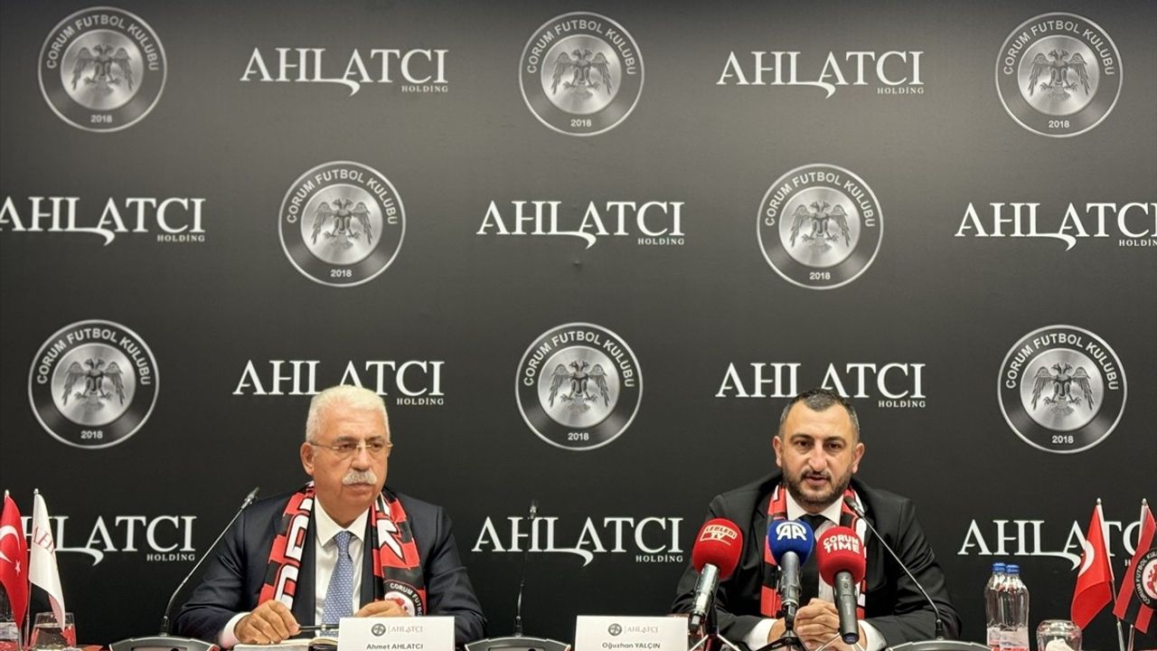 Çorum FK, Ahlatcı Holding ile Anlaşma İmzaladı