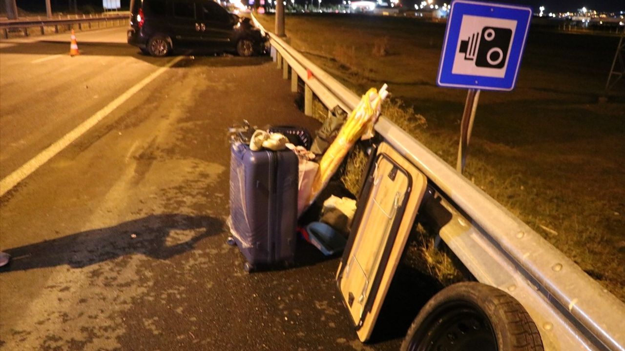 Erzurum'da Trafik Kazası: 4 Yaralı