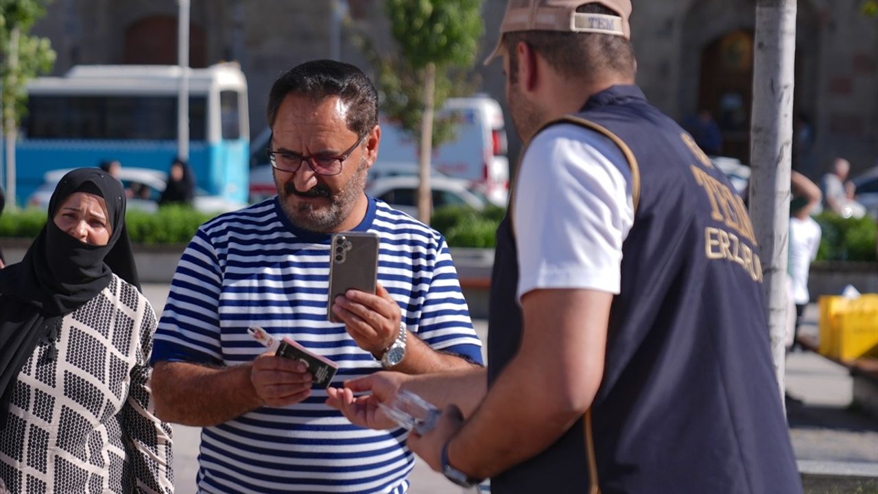 Erzurum Kültür Yolu Festivali'nde Terör Bilgilendirmesi