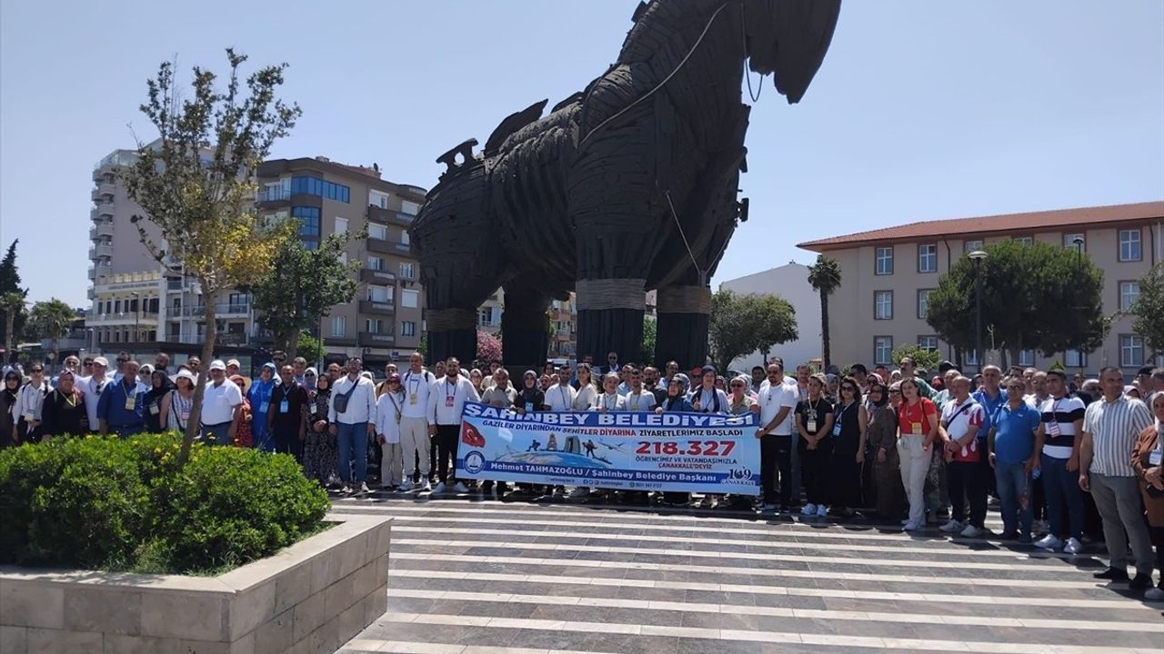 Gaziantep'ten Çanakkale'ye 200 Bin Kişi Şehitlik Ziyaretinde Bulundu