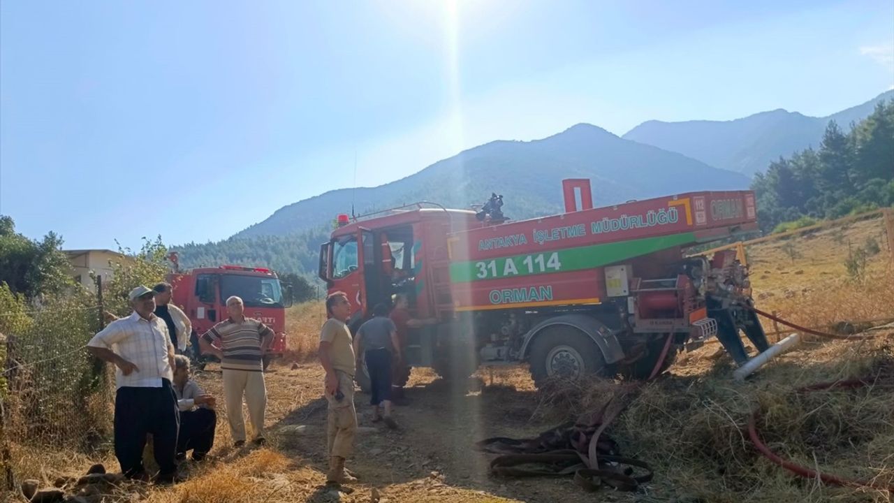 Hatay'da Orman Yangınına Müdahale Başlatıldı