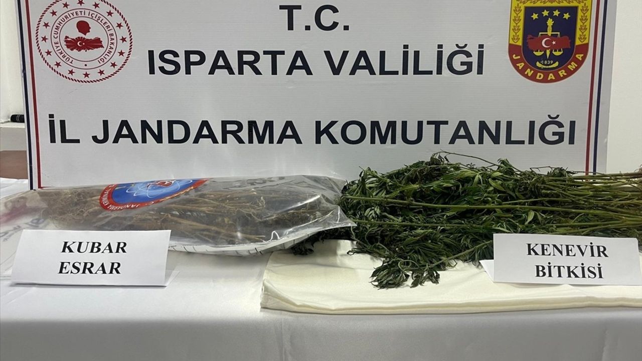 Isparta'da Uyuşturucu Operasyonunda Bir Zanlı Tutuklandı