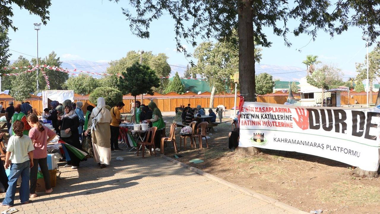 Kahramanmaraş'ta Gazze İçin Hayır Kermesi Düzenlendi