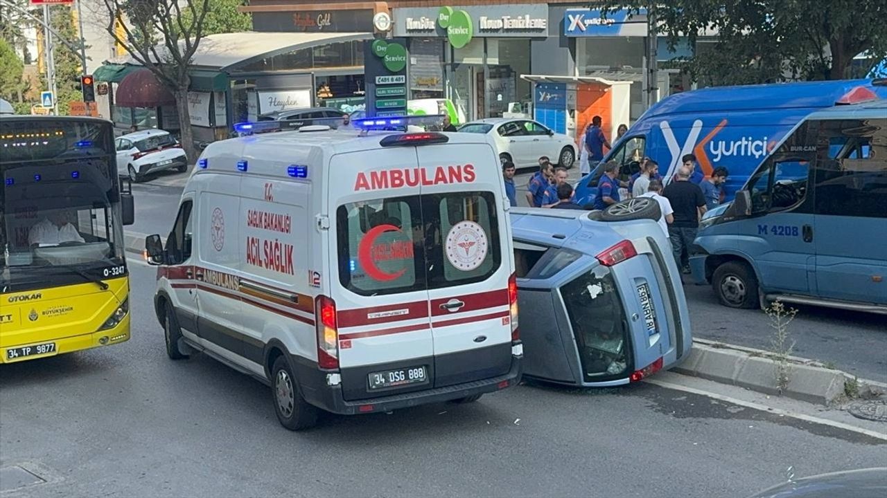 Kartal'da Trafik Kazası: Bir Yaralı