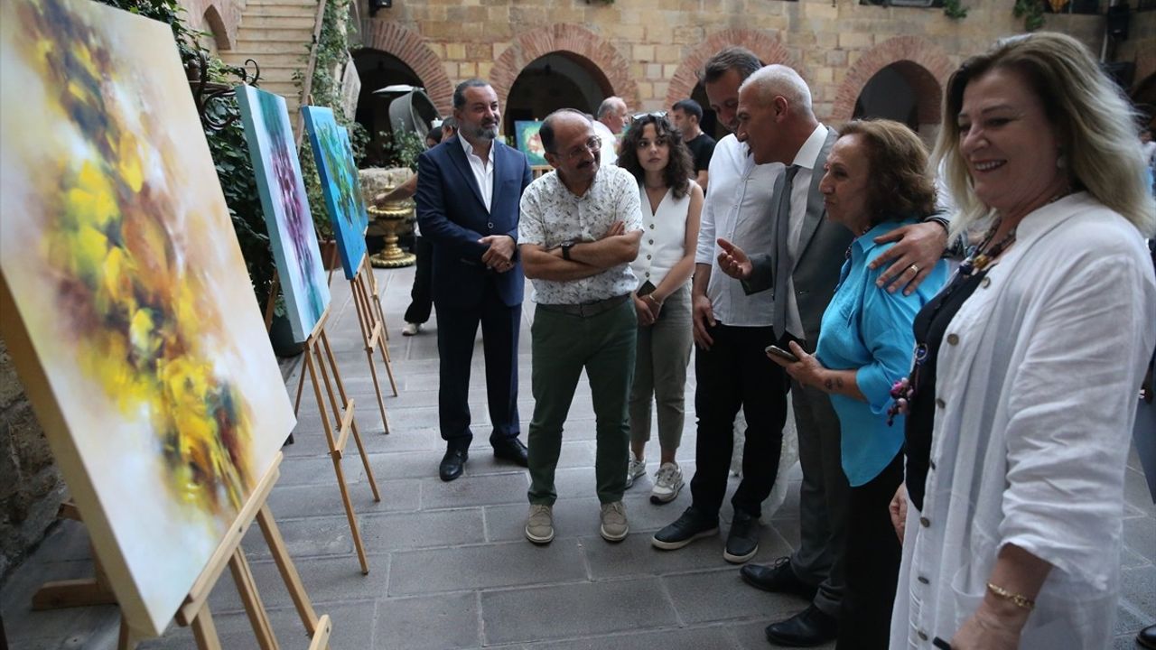 Kastamonu'da Uluslararası Resim Çalıştayı Sergisi Açıldı