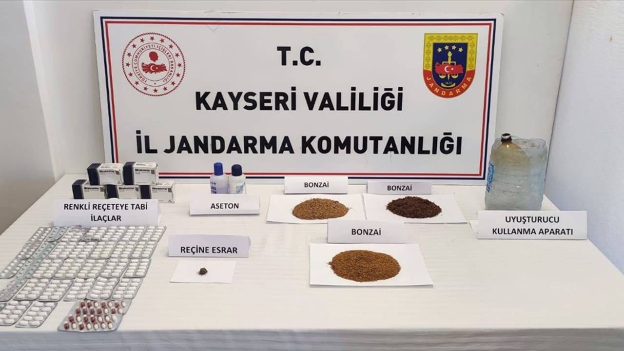 Kayseri'de Tarım İşçisinde Uyuşturucu Operasyonu