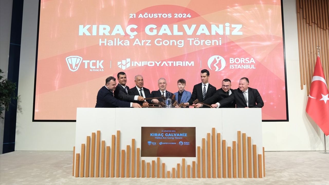 Kıraç Galvaniz Borsa İstanbul’da Gong Töreniyle İşleme Açıldı