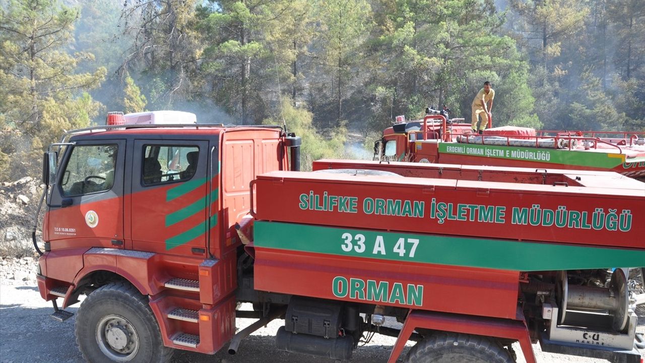 Mersin'deki Orman Yangını Kontrol Altına Alındı