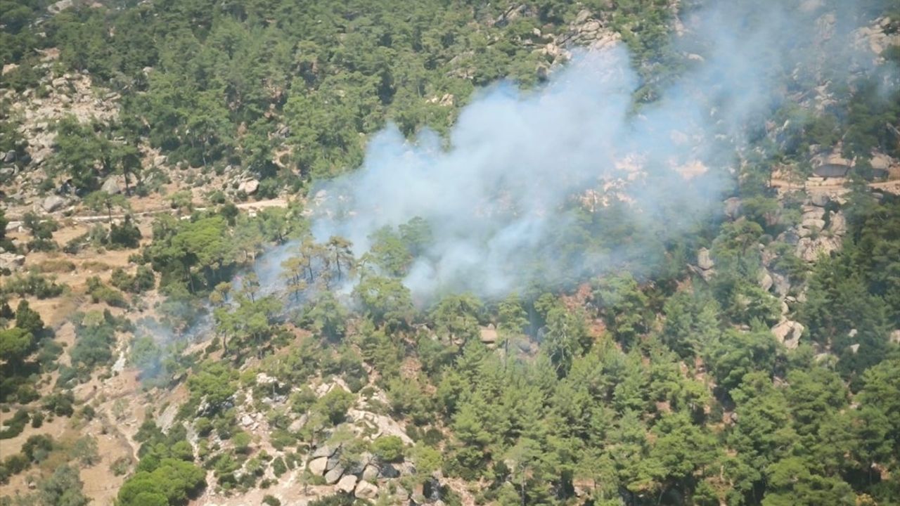 Muğla Yatağan'da Orman Yangınına Müdahale Başlatıldı