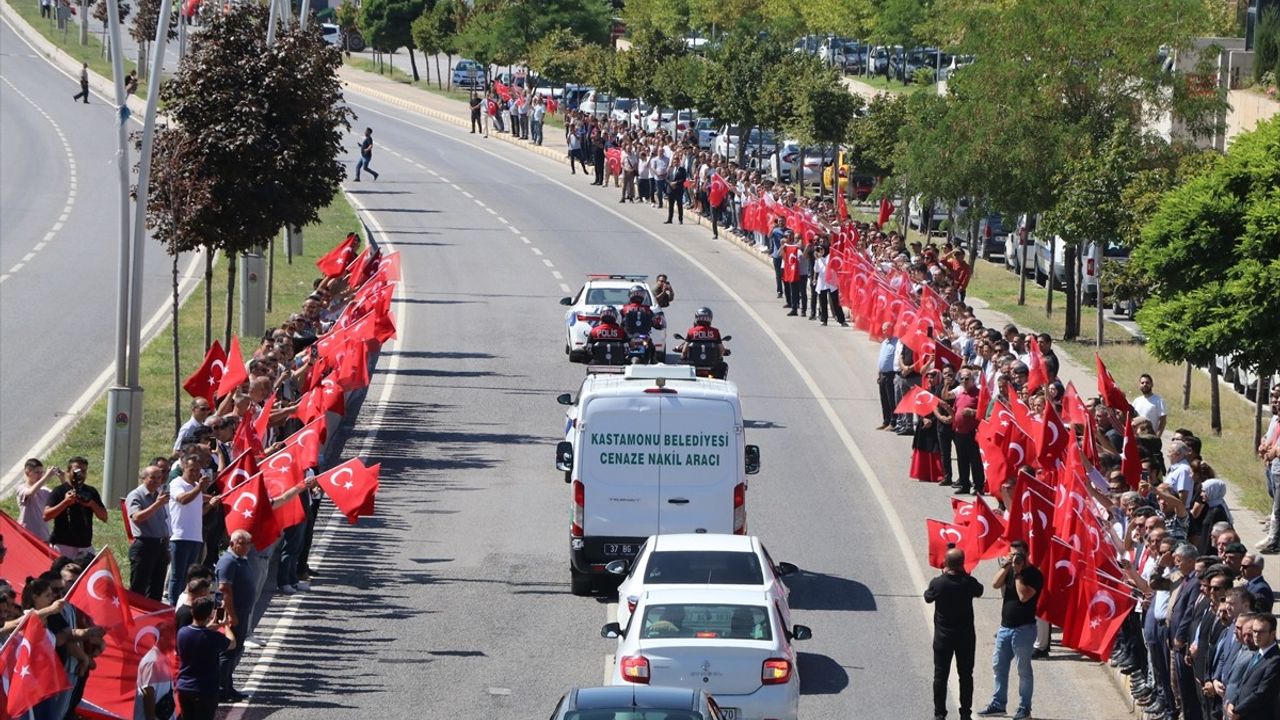 Şehit Polis Memuru Ahmet Şahan Çankırı'dan Uğurlandı