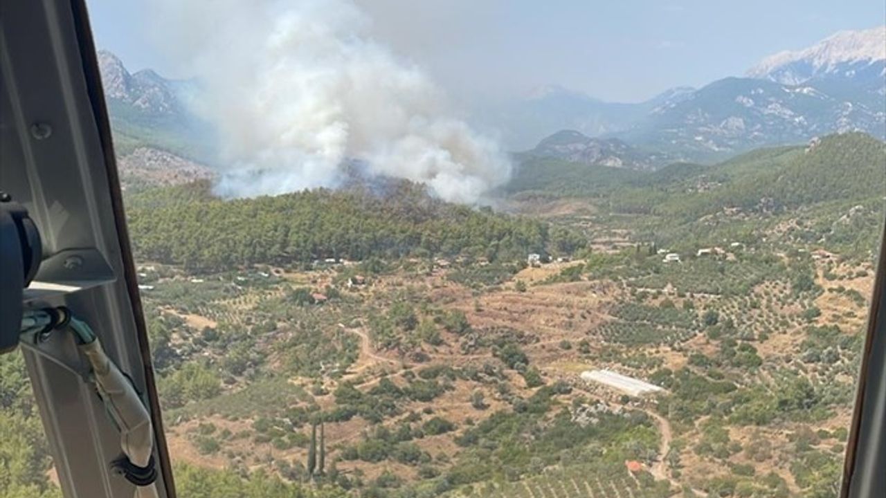 Serik'te Orman Yangını: Havadan ve Karadan Mücadele Başlatıldı