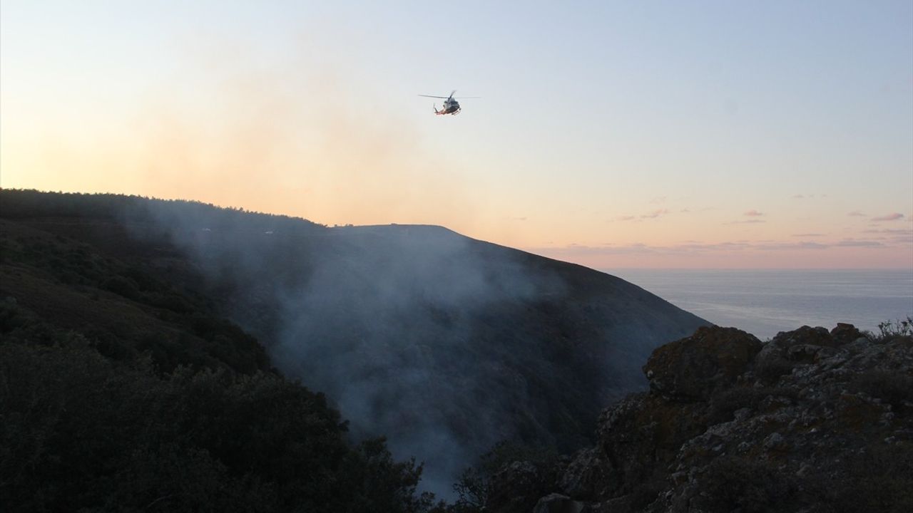 Sinop'ta Uçuruma Düşen İtfaiye Erinin Kurtarılması İçin Çalışmalar Devam Ediyor