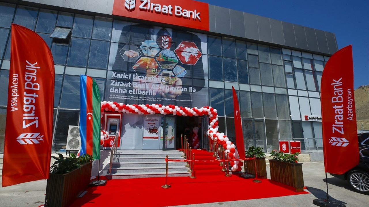 Ziraat Bank Azerbaycan'ın 9. Şubesi Sederek Ticaret Merkezi'nde Açıldı