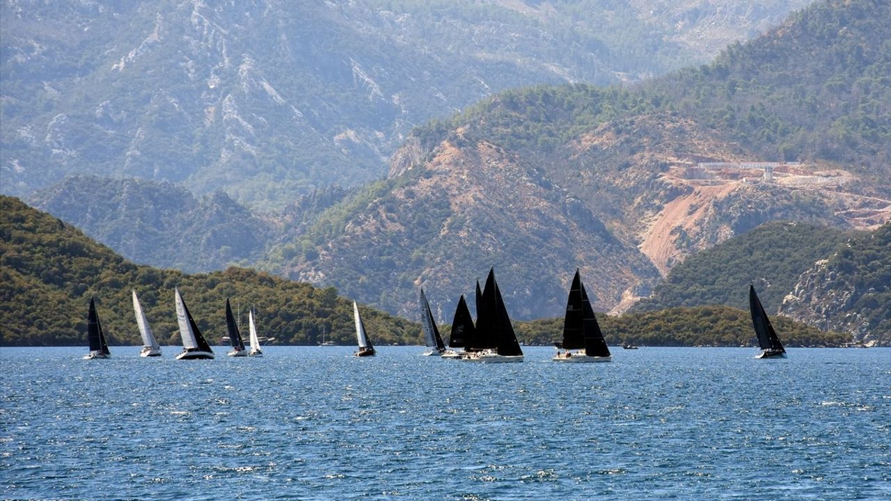 17. Uluslararası Channel Regatta Yelkenli Yat Yarışları Marmaris'te Başladı