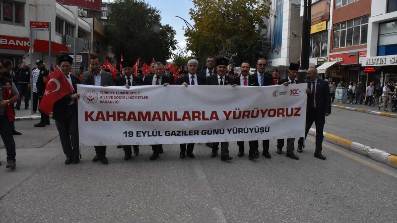 19 Eylül Gaziler Günü Coşkuyla Kutlandı