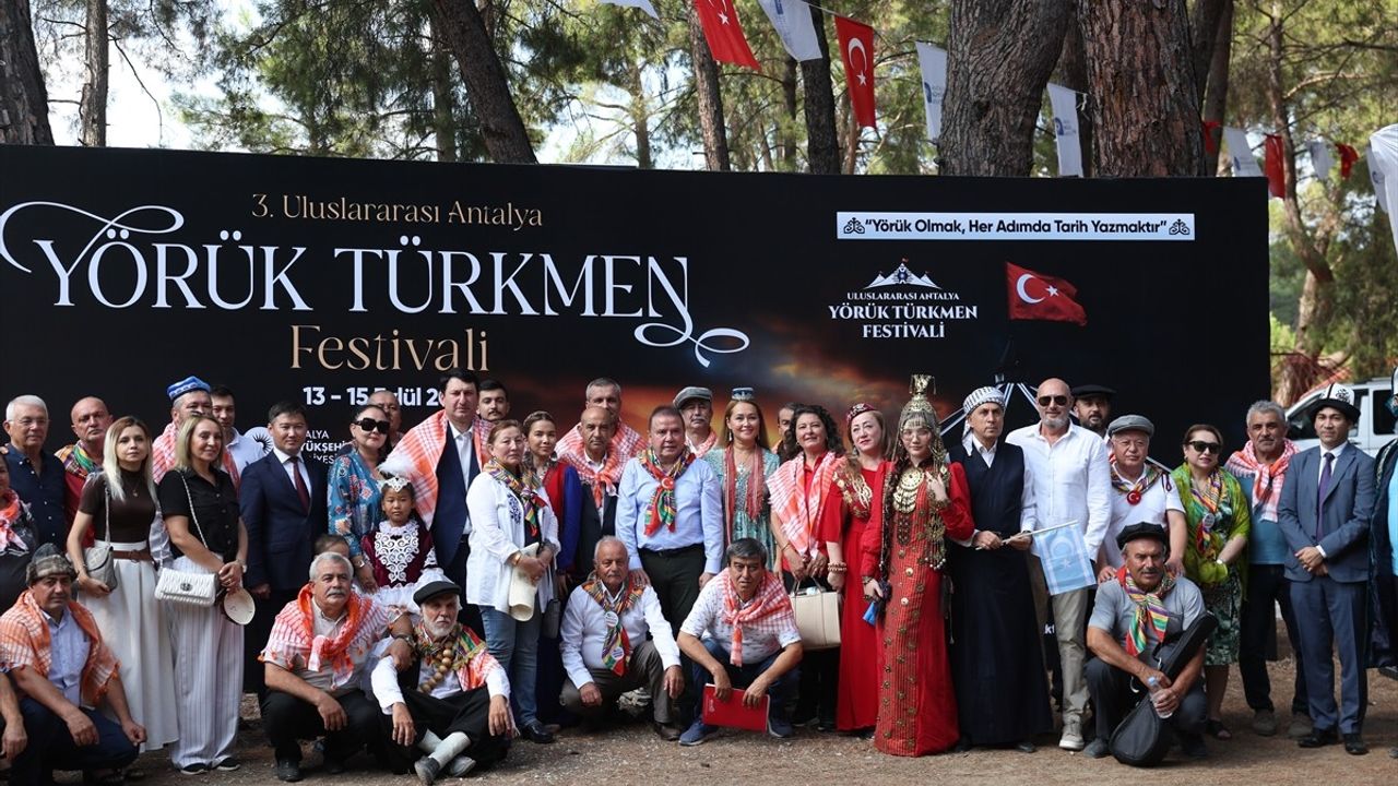 3. Uluslararası Yörük Türkmen Festivali Antalya'da Başlıyor