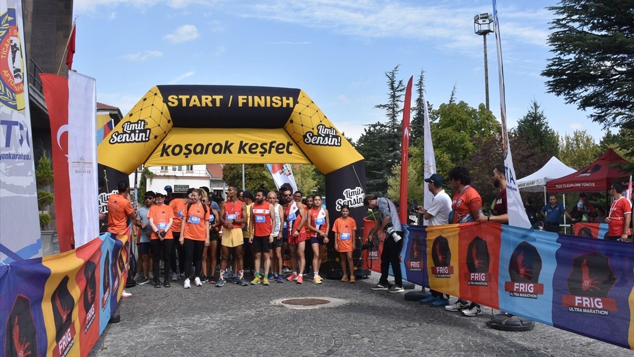 Afyonkarahisar'da 10. Frig Ultra Maratonu Coşkuyla Sona Erdi