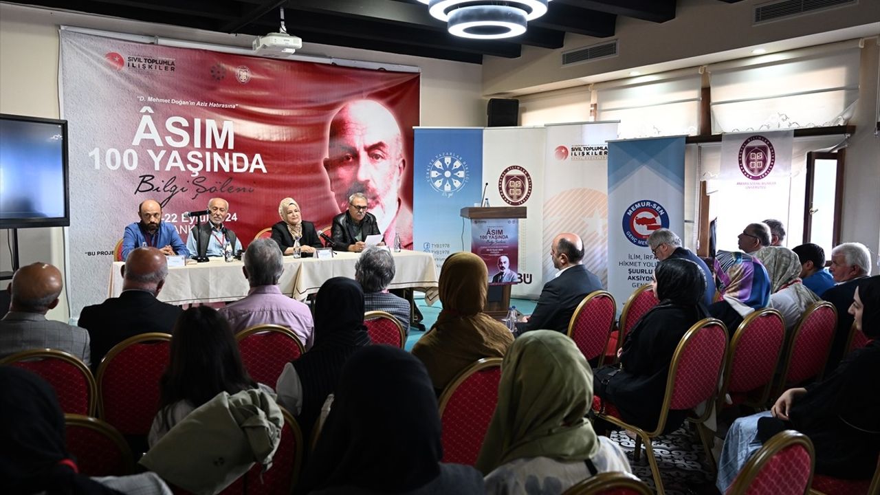 Ankara'da Asım'ı Anma Programı: 100. Yıl Kutlamaları