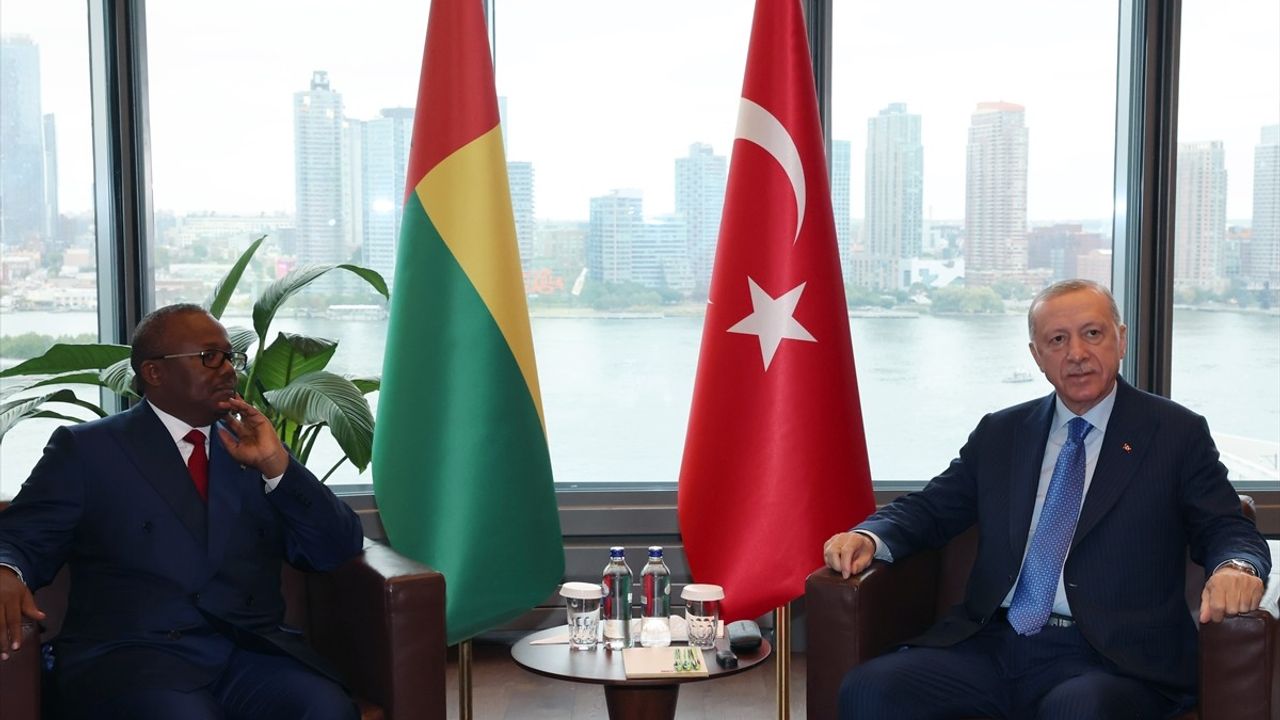 Cumhurbaşkanı Erdoğan, Gine Bissau Cumhurbaşkanı Embalo ile Görüştü