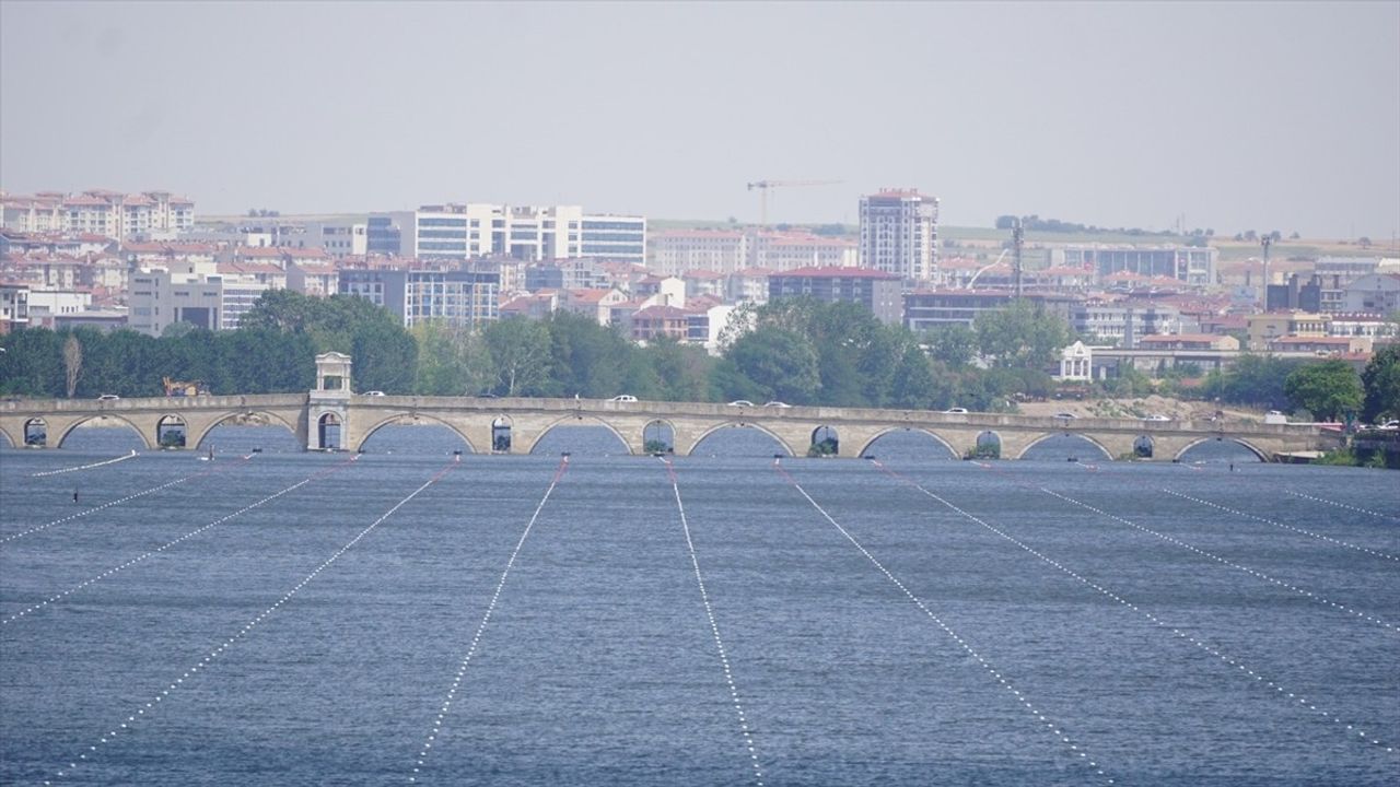 Edirne'de Avrupa 23 Yaş Altı Kürek Şampiyonası Heyecanı