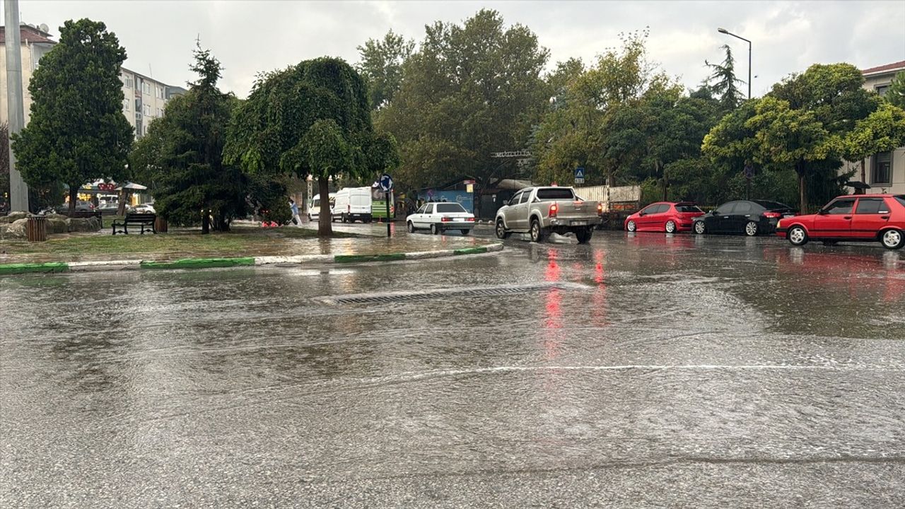 Edirne ve Kırklareli'de Şiddetli Sağanak Yağış