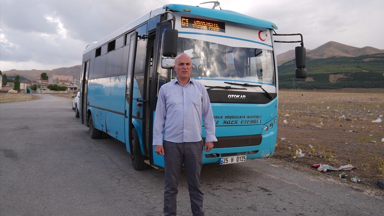 Erzurum'da Şoförden Örnek Davranış: Hamile Yolcu Hastaneye Ulaştırıldı