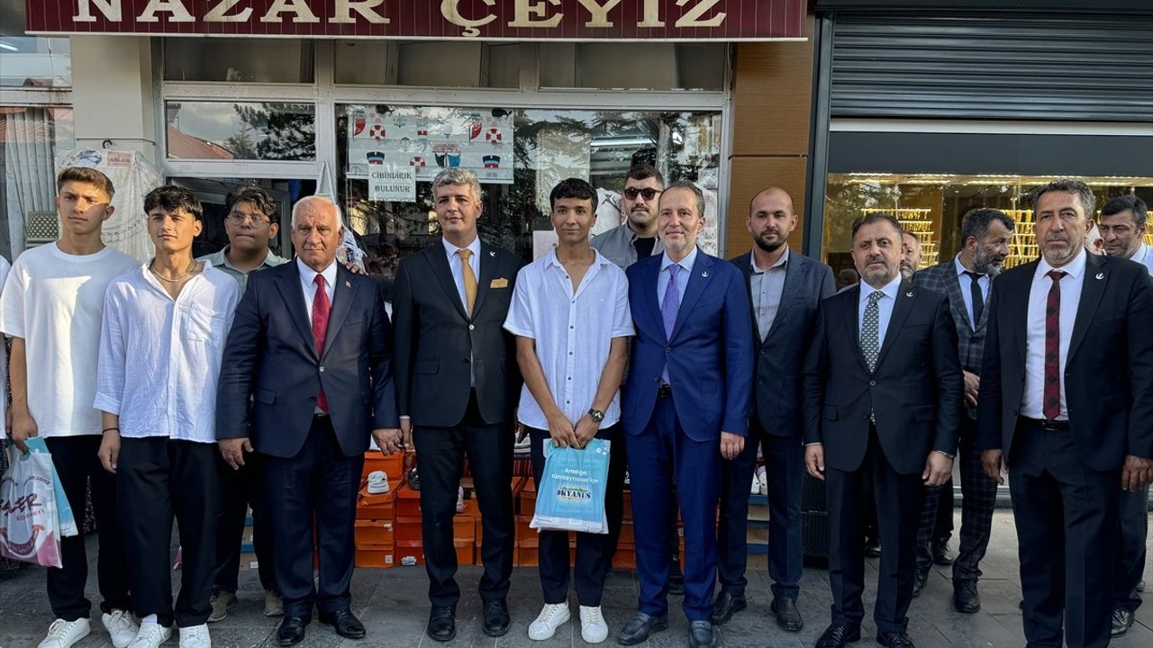 Fatih Erbakan Kahramanmaraş'ta Ziyaretlerde Bulundu