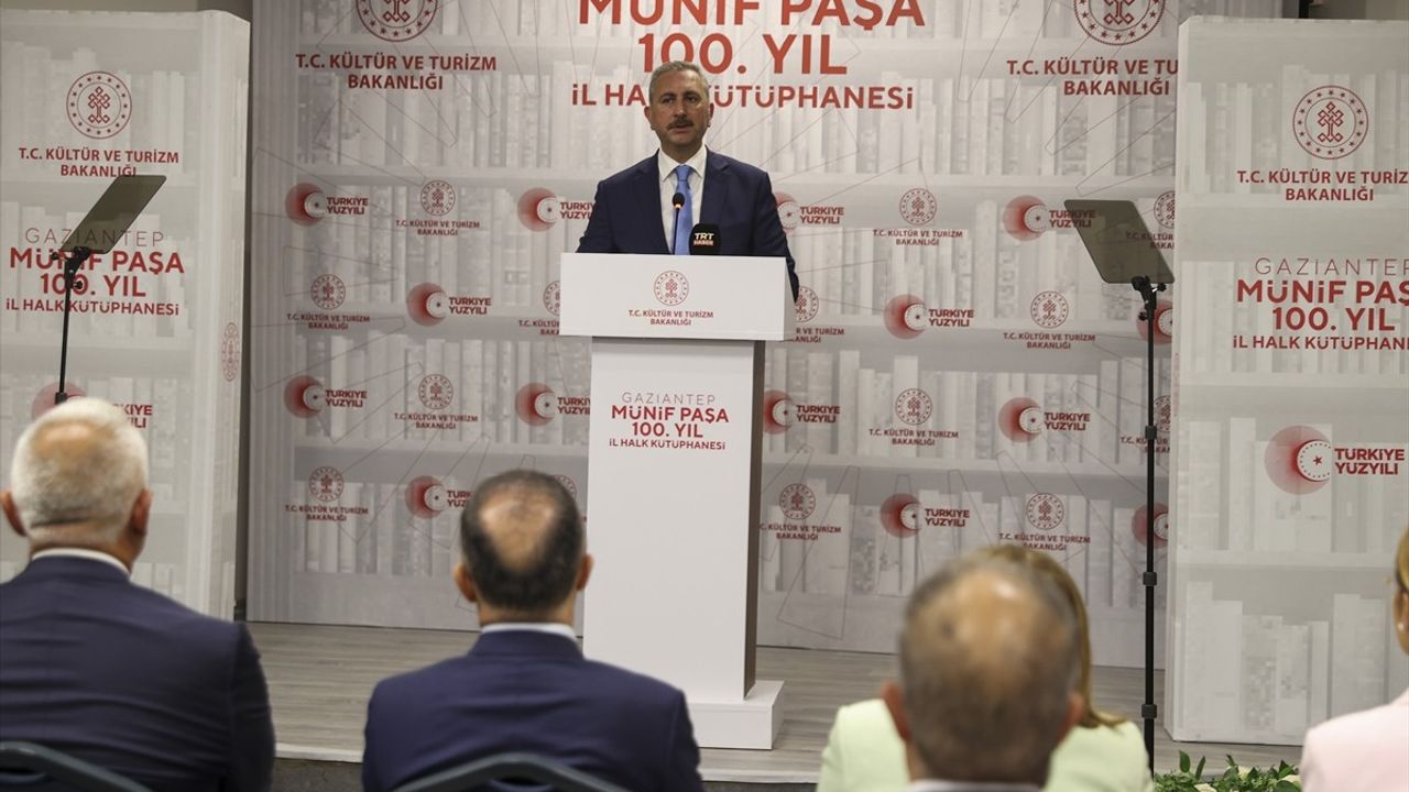 Gaziantep'te Yeni Kütüphane Açılışı Gerçekleştirildi