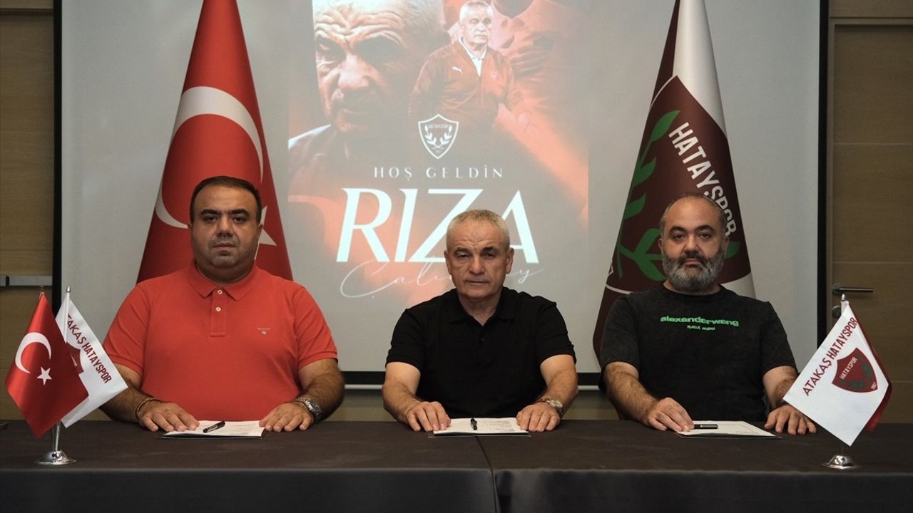 Hatayspor'da Rıza Çalımbay Dönemi Başladı