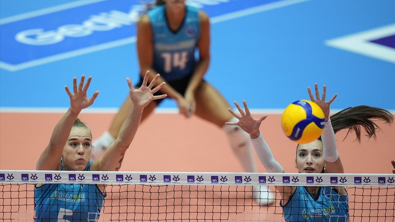 Kadınlar AXA Sigorta Kupa Voley: Bahçelievler Belediyespor Çeyrek Finale Yükseldi