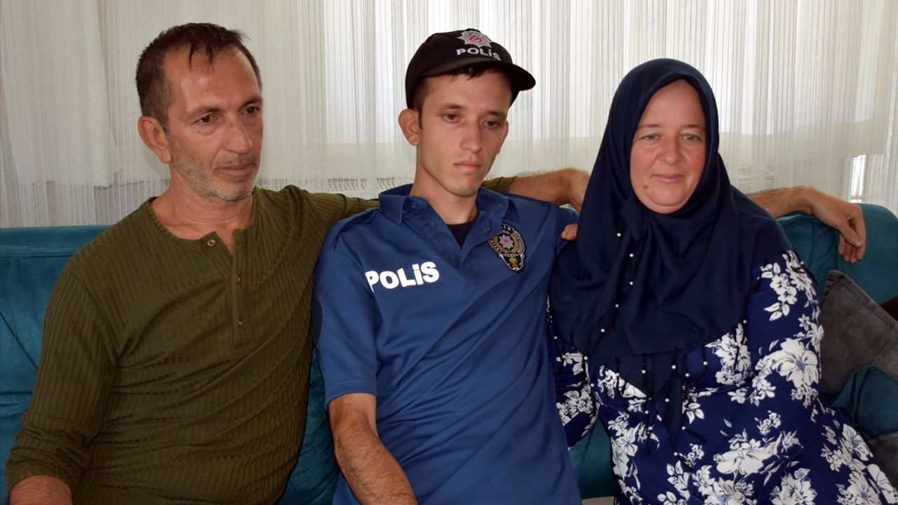 Kırıkkale'de Engelli Gencin Polislik Hayali Gerçekleşti