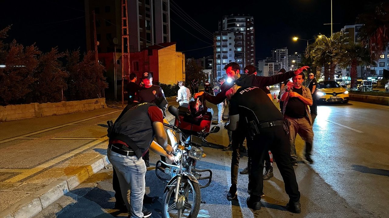 Mersin'de Motosiklet Sürücülerine Yönelik Denetim Uygulaması Başlatıldı