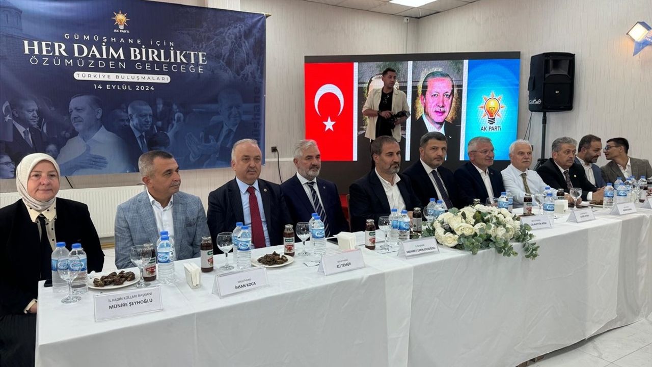 Mustafa Şen Gümüşhane'de AK Parti Vizyonunu Anlattı